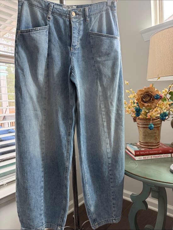 Free People Denim - Free People WE THE FREE Wide Leg Low Rise Denim